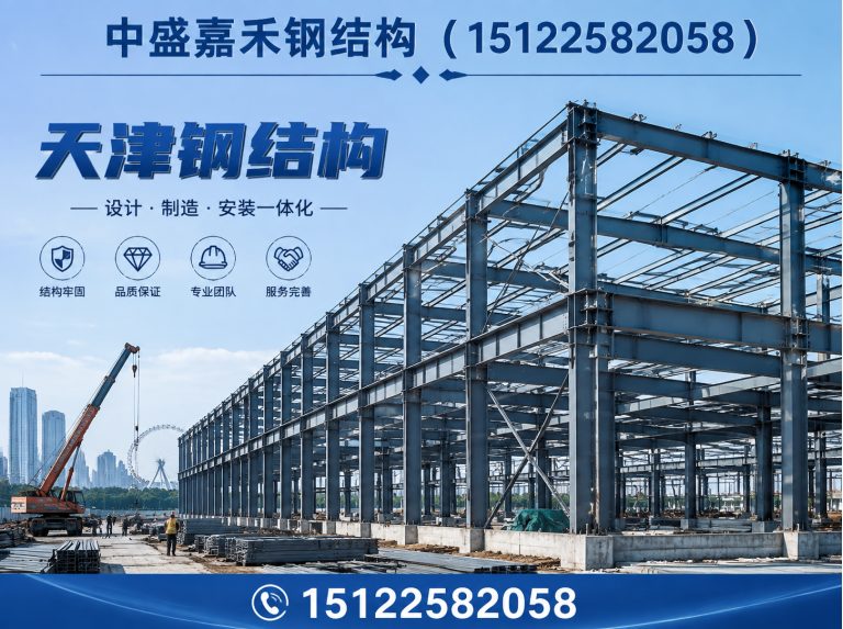 西青区钢结构厂房展示图